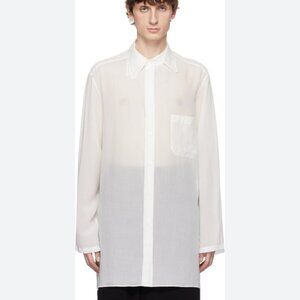 Yohji Yamamoto side tie shirt
